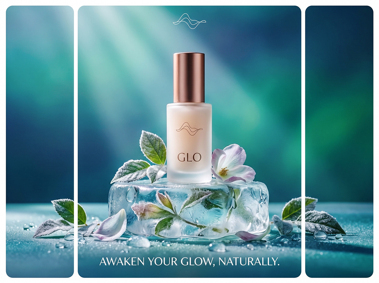 GLO | Fluid Aesthetics & Premium Skincare Branding Image 13