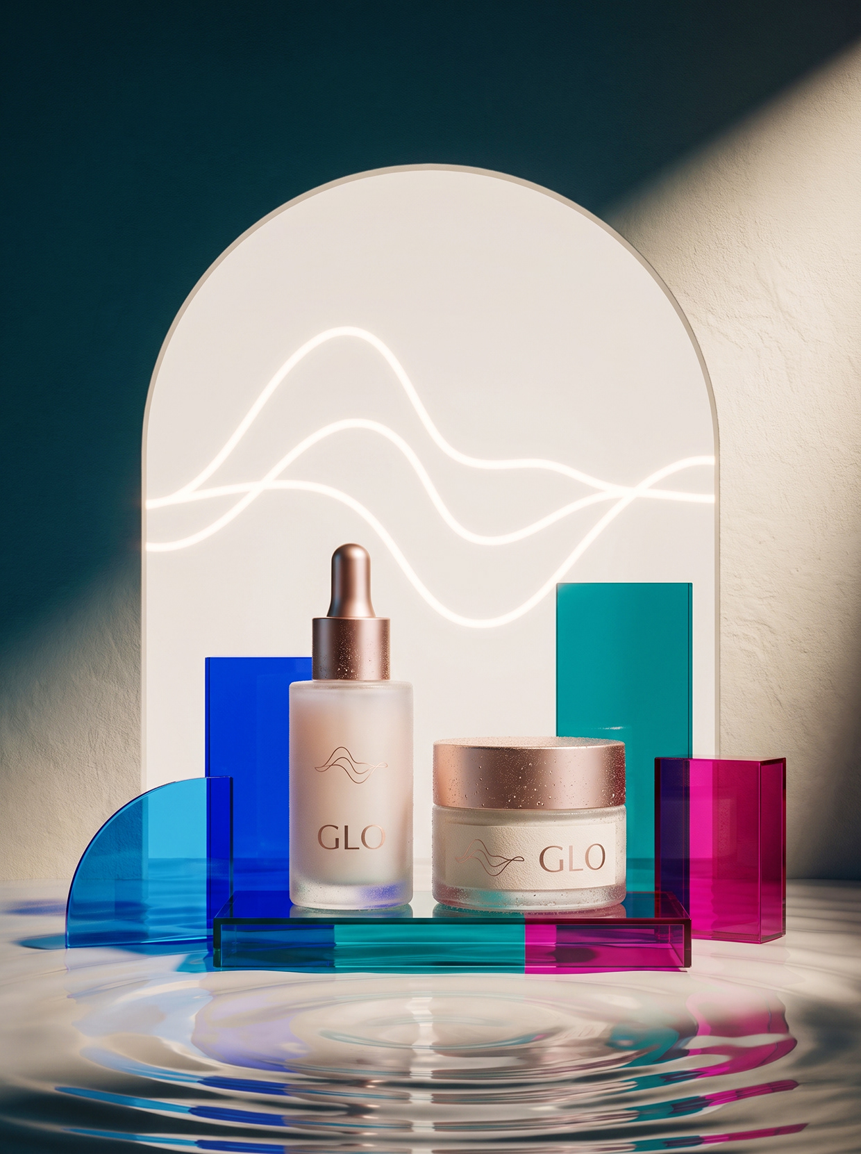 GLO | Fluid Aesthetics & Premium Skincare Branding Image 17