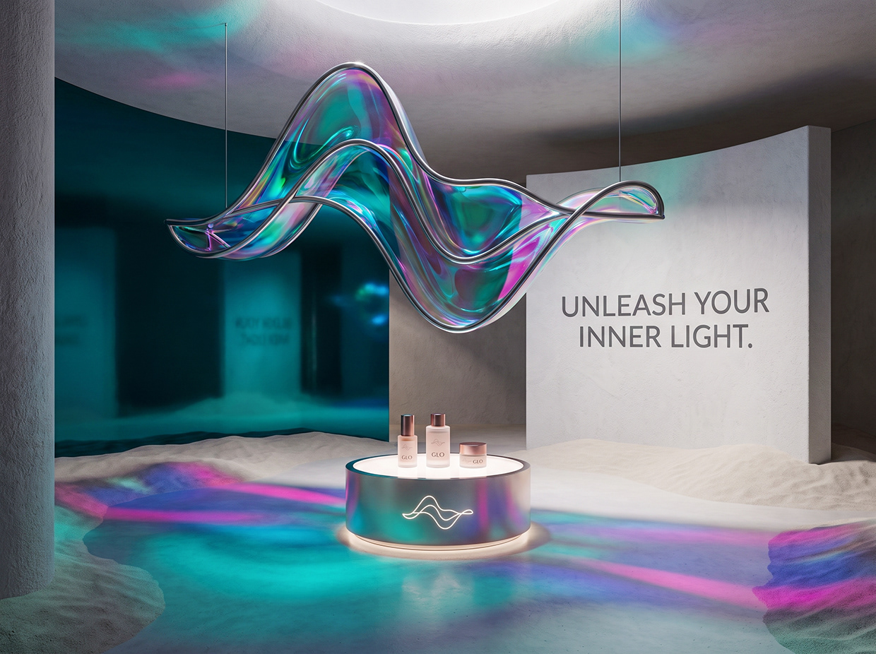 GLO | Fluid Aesthetics & Premium Skincare Branding Image 24