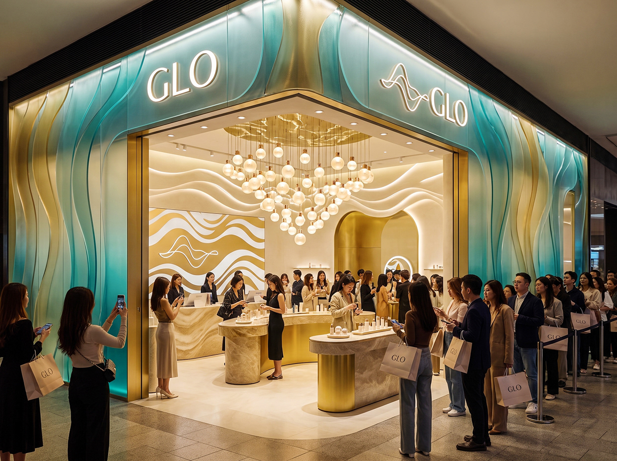 GLO | Fluid Aesthetics & Premium Skincare Branding Image 26