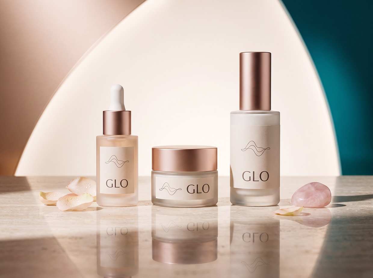 GLO | Fluid Aesthetics & Premium Skincare Branding Image 28