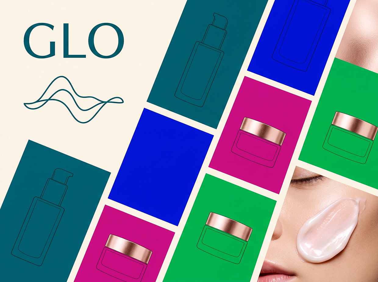 GLO | Fluid Aesthetics & Premium Skincare Branding Image 33