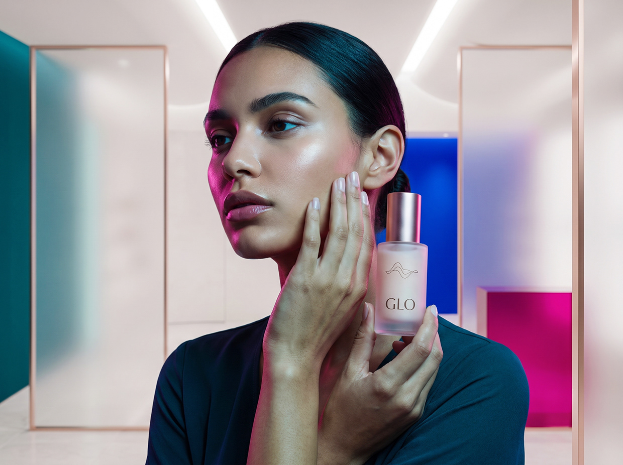 GLO | Fluid Aesthetics & Premium Skincare Branding Image 39