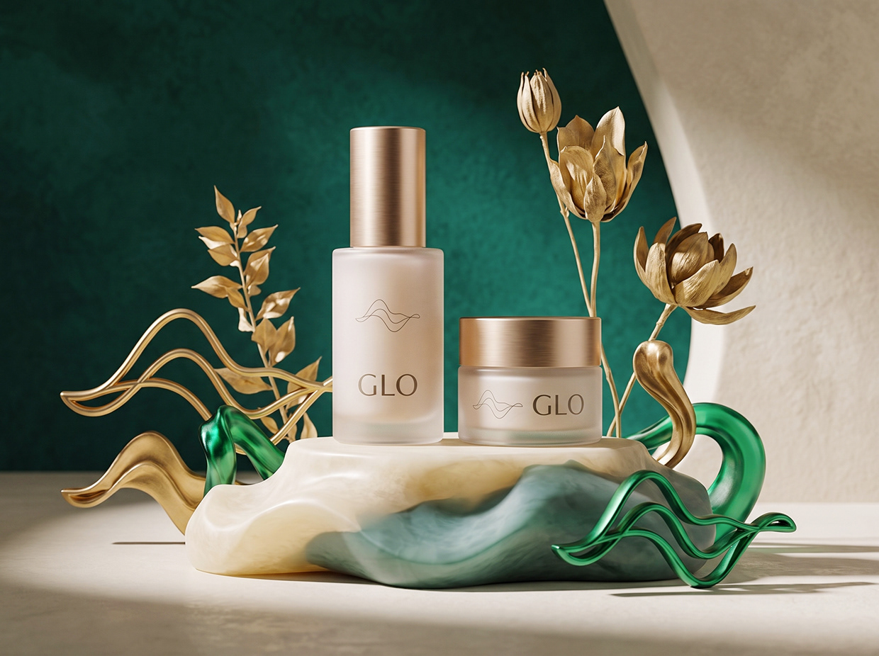 GLO | Fluid Aesthetics & Premium Skincare Branding Image 43