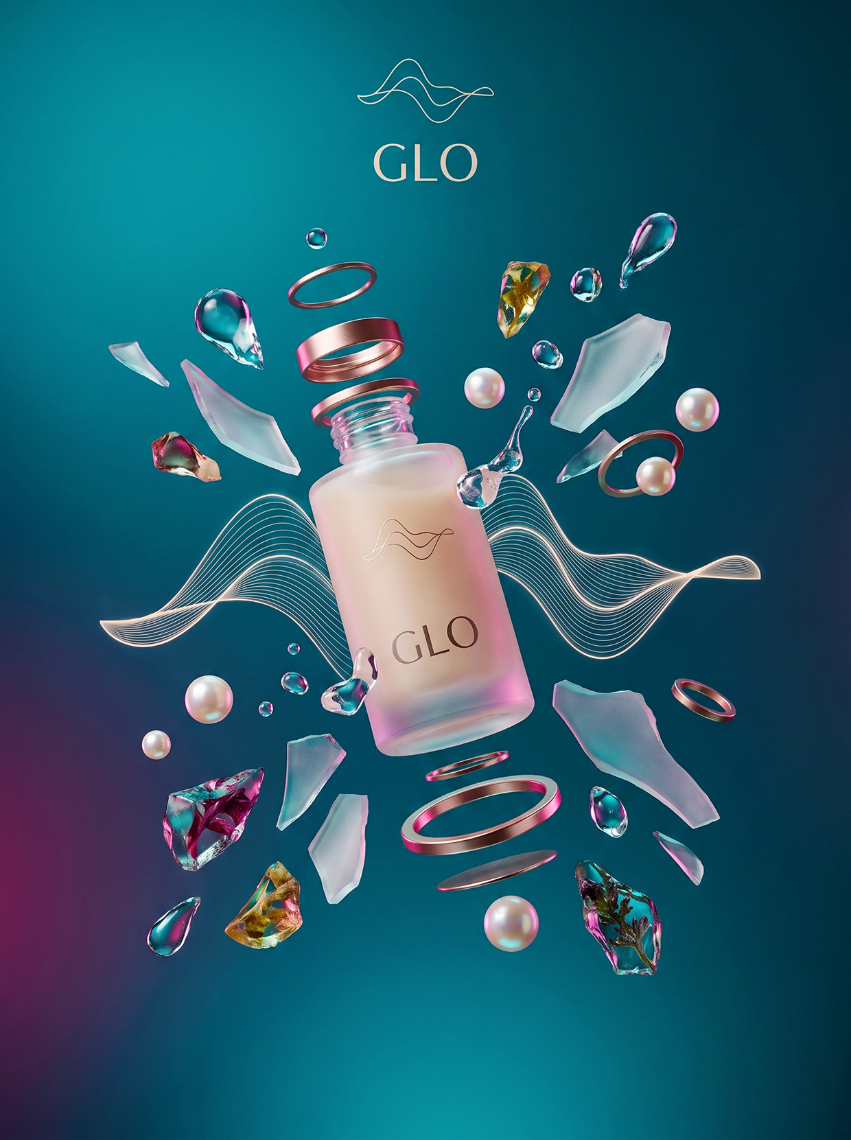 GLO | Fluid Aesthetics & Premium Skincare Branding Image 53