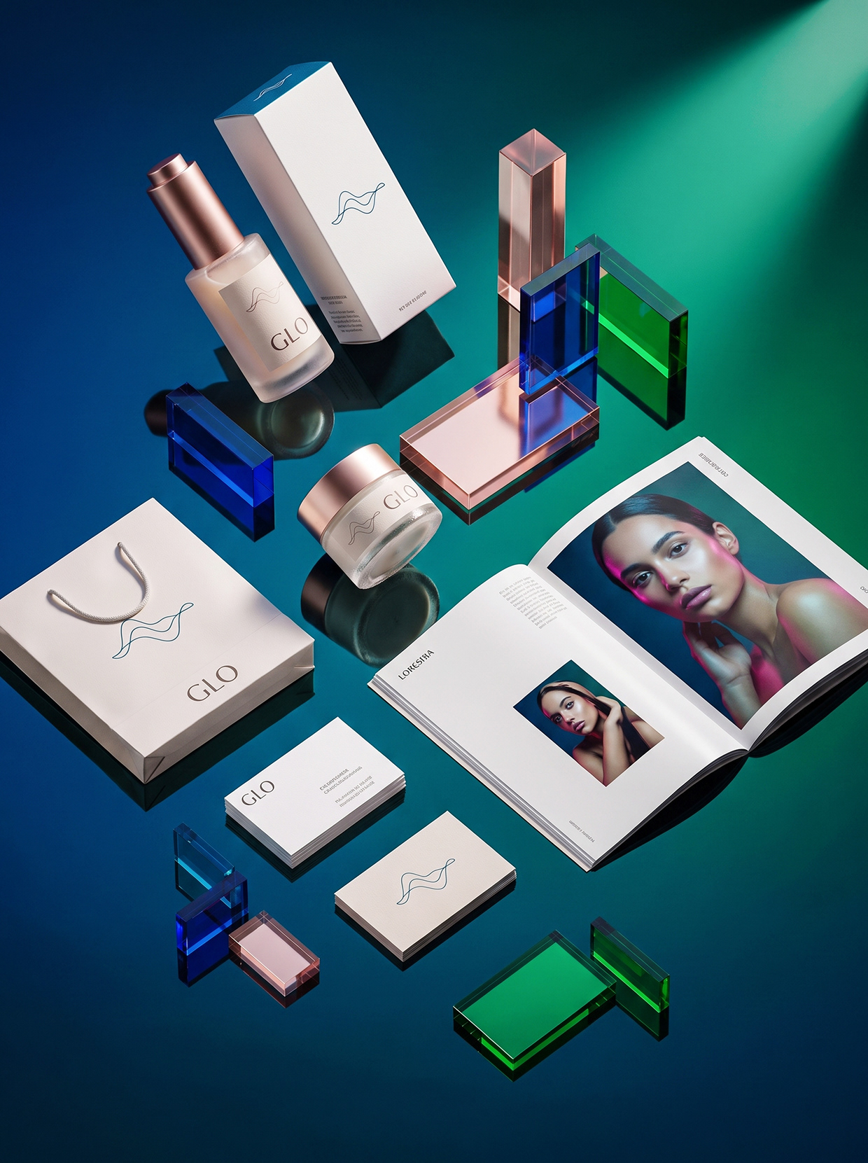 GLO | Fluid Aesthetics & Premium Skincare Branding Image 54