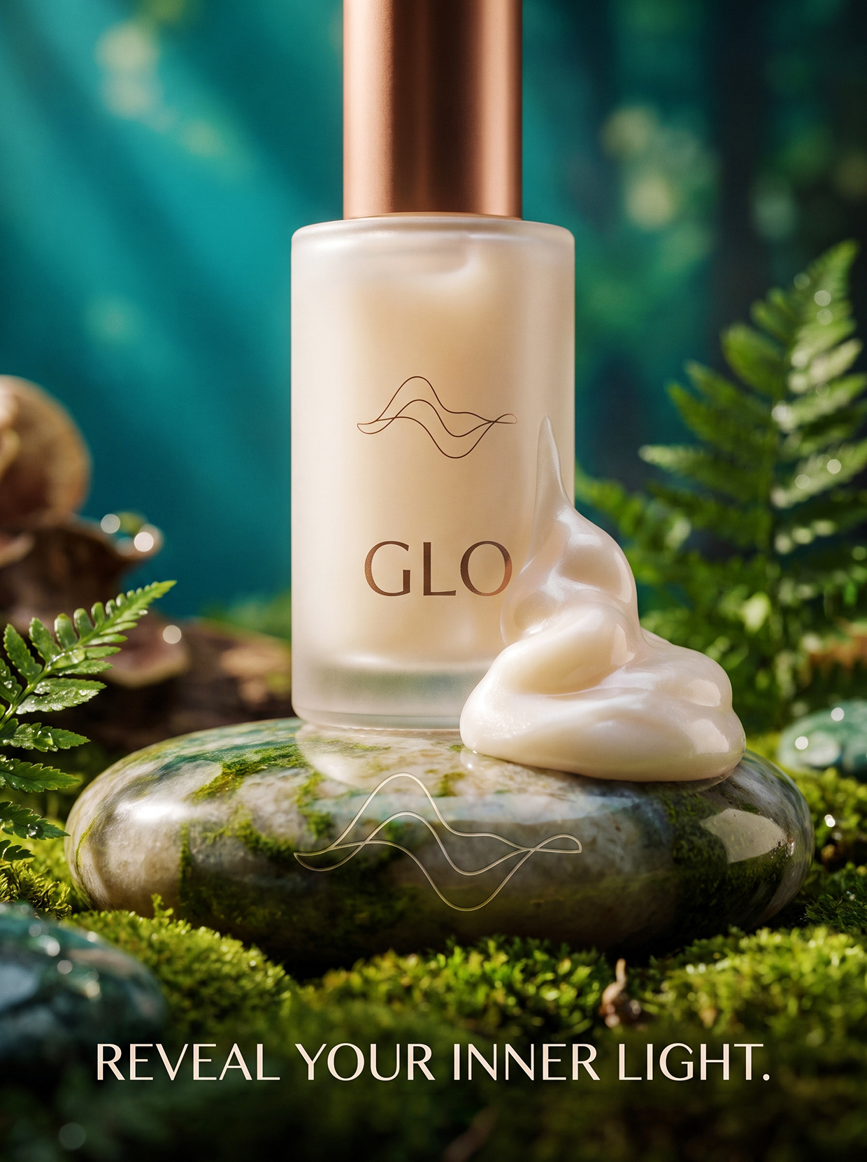 GLO | Fluid Aesthetics & Premium Skincare Branding Image 57