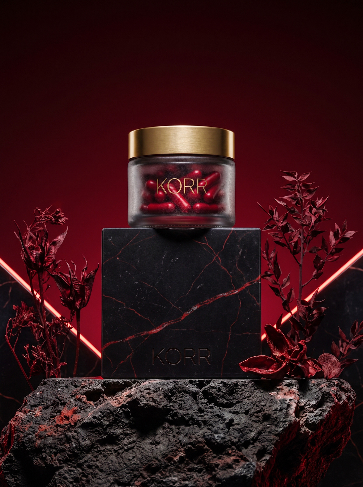 KORR | Longevity Nutriceutical & Eastern Herb Branding Image 0