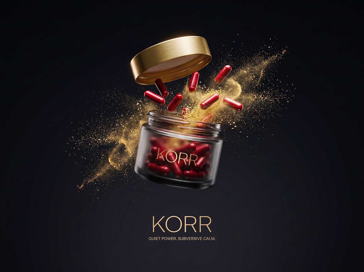 KORR | Longevity Nutriceutical & Eastern Herb Branding Image 3
