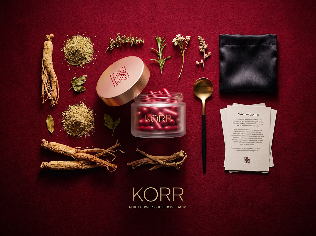 KORR | Longevity Nutriceutical & Eastern Herb Branding Image 4