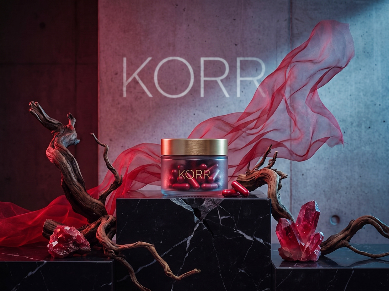 KORR | Longevity Nutriceutical & Eastern Herb Branding Image 7