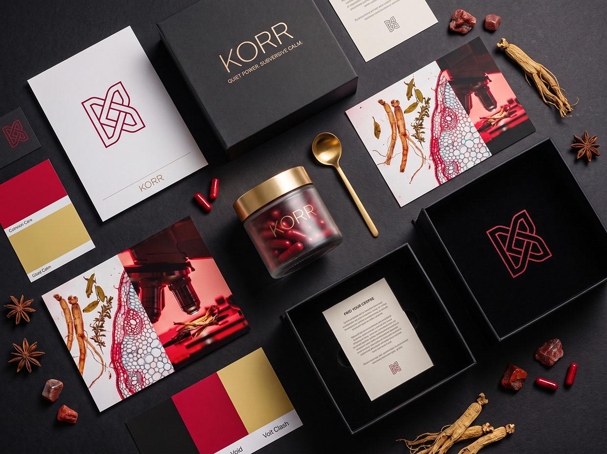 KORR | Longevity Nutriceutical & Eastern Herb Branding Image 8