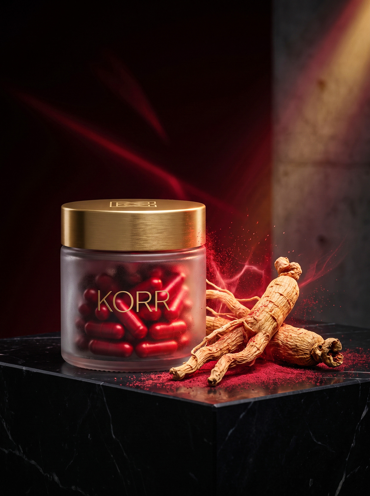 KORR | Longevity Nutriceutical & Eastern Herb Branding Image 15