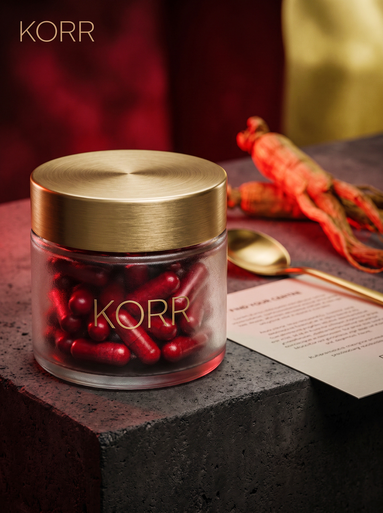 KORR | Longevity Nutriceutical & Eastern Herb Branding Image 18