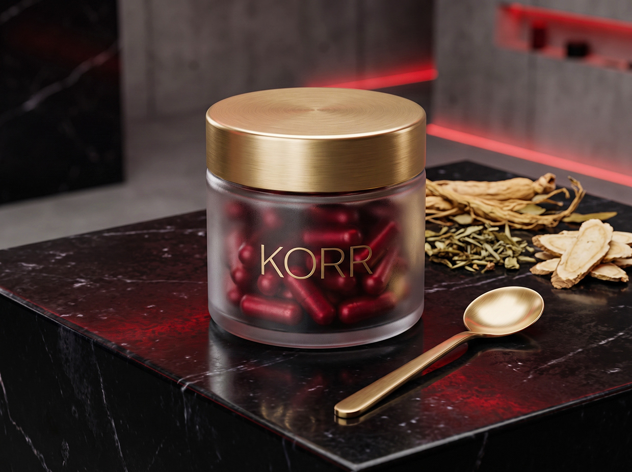 KORR | Longevity Nutriceutical & Eastern Herb Branding Image 25
