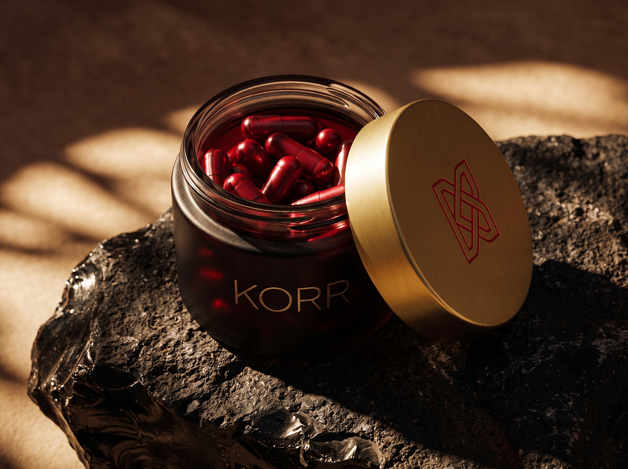 KORR | Longevity Nutriceutical & Eastern Herb Branding Image 49