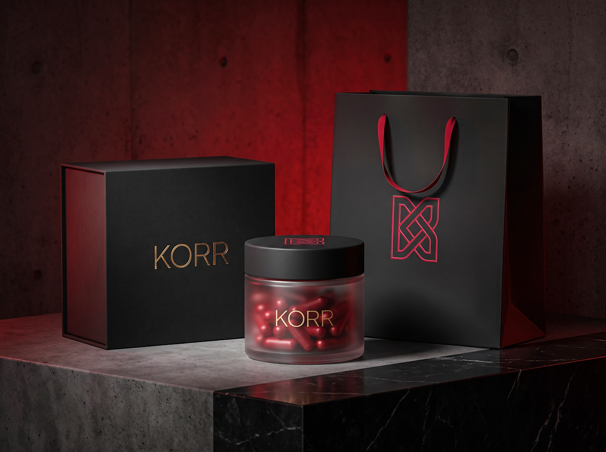 KORR | Longevity Nutriceutical & Eastern Herb Branding Image 58