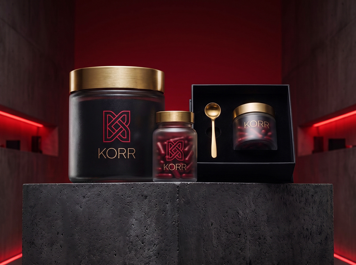 KORR | Longevity Nutriceutical & Eastern Herb Branding Image 61
