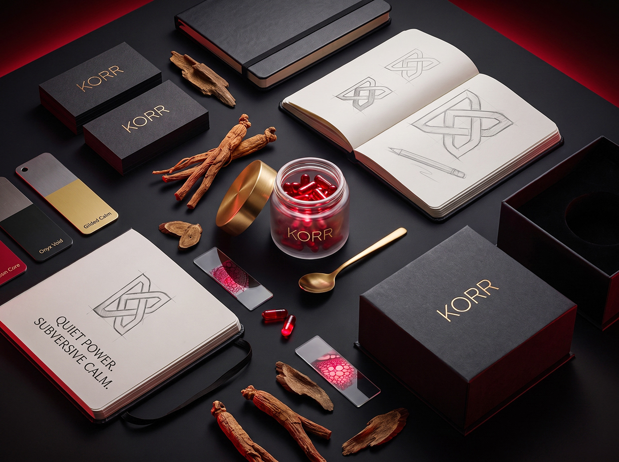 KORR | Longevity Nutriceutical & Eastern Herb Branding Image 67