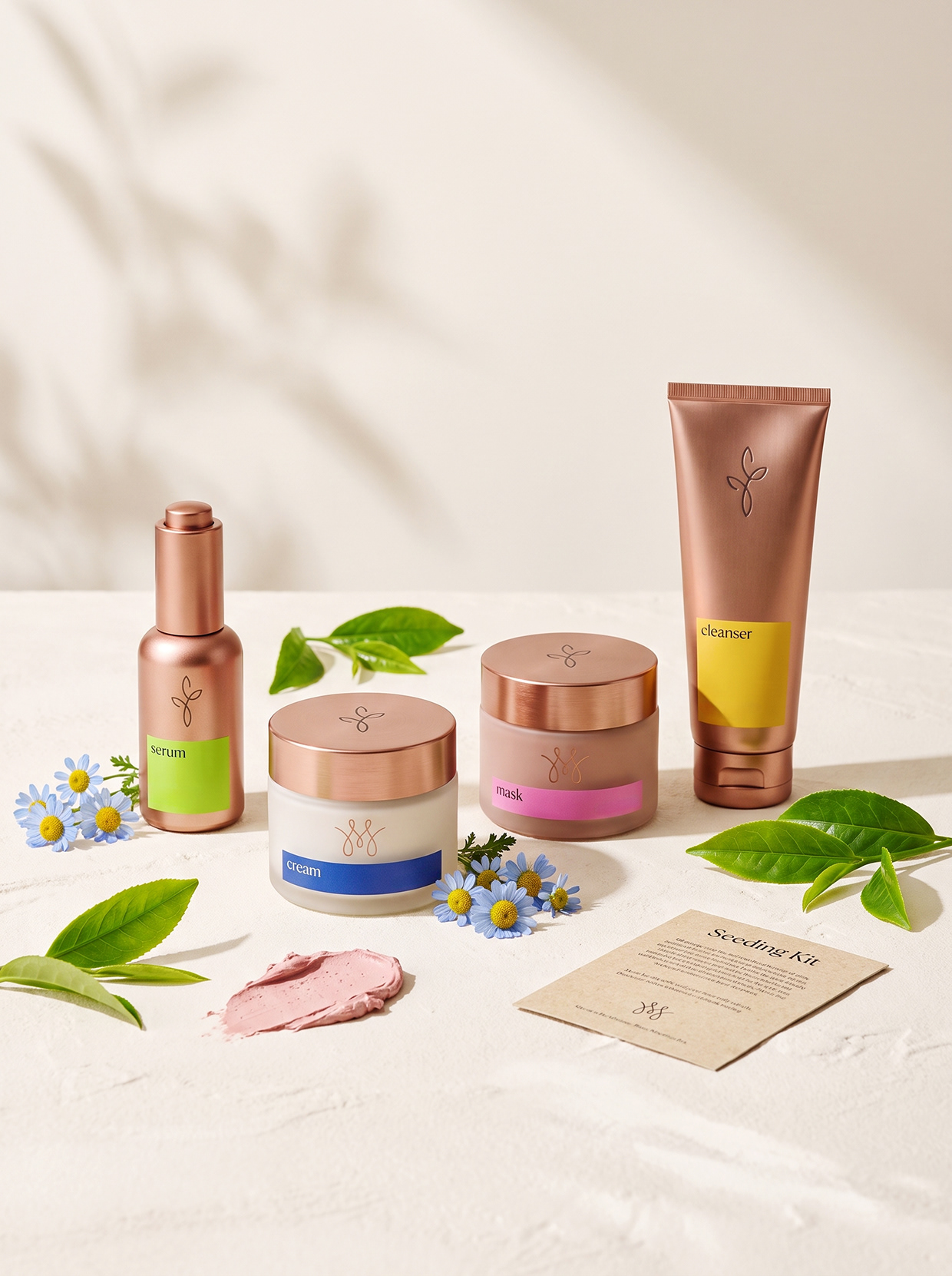 MEND | High-Contrast Botanical Skincare Brand Identity Image 2