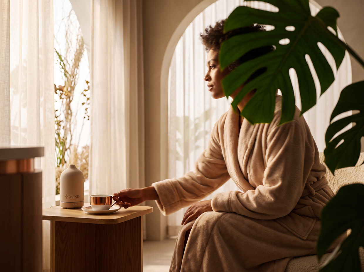 MEND | High-Contrast Botanical Skincare Brand Identity Image 20