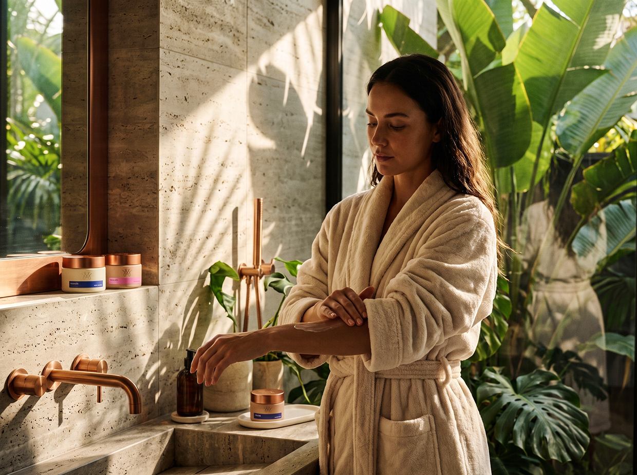 MEND | High-Contrast Botanical Skincare Brand Identity Image 22