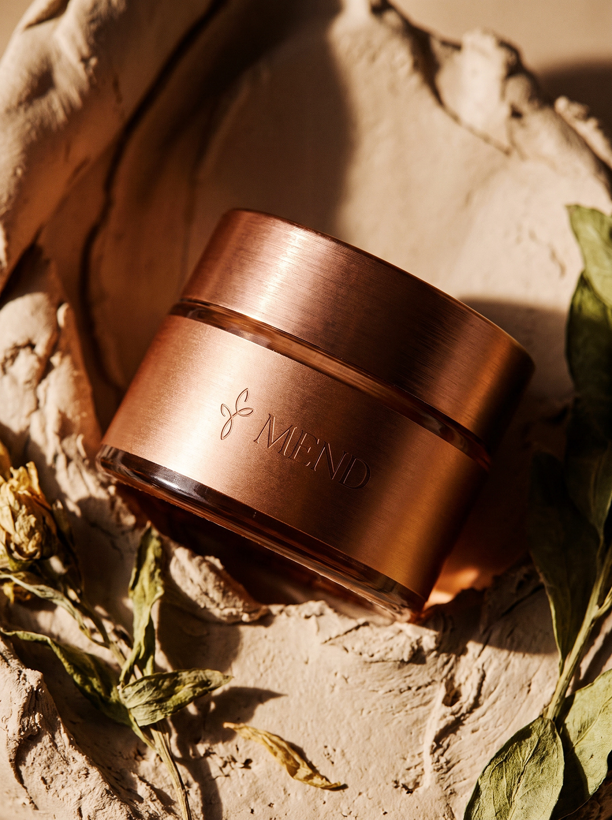 MEND | High-Contrast Botanical Skincare Brand Identity Image 25