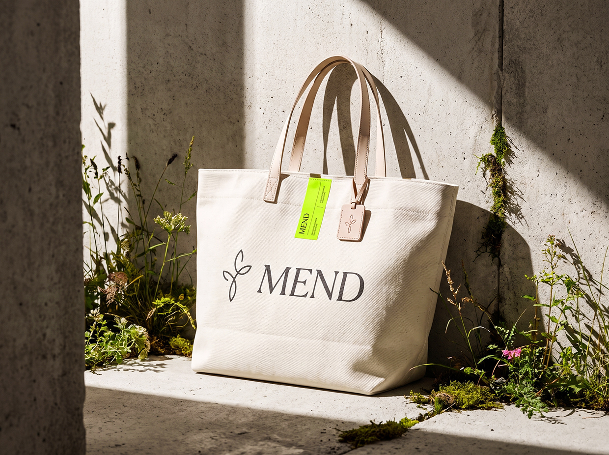 MEND | High-Contrast Botanical Skincare Brand Identity Image 30