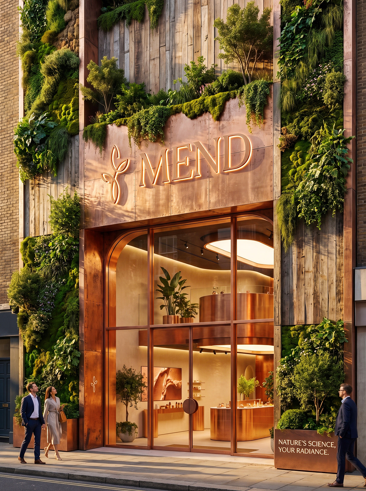 MEND | High-Contrast Botanical Skincare Brand Identity Image 38