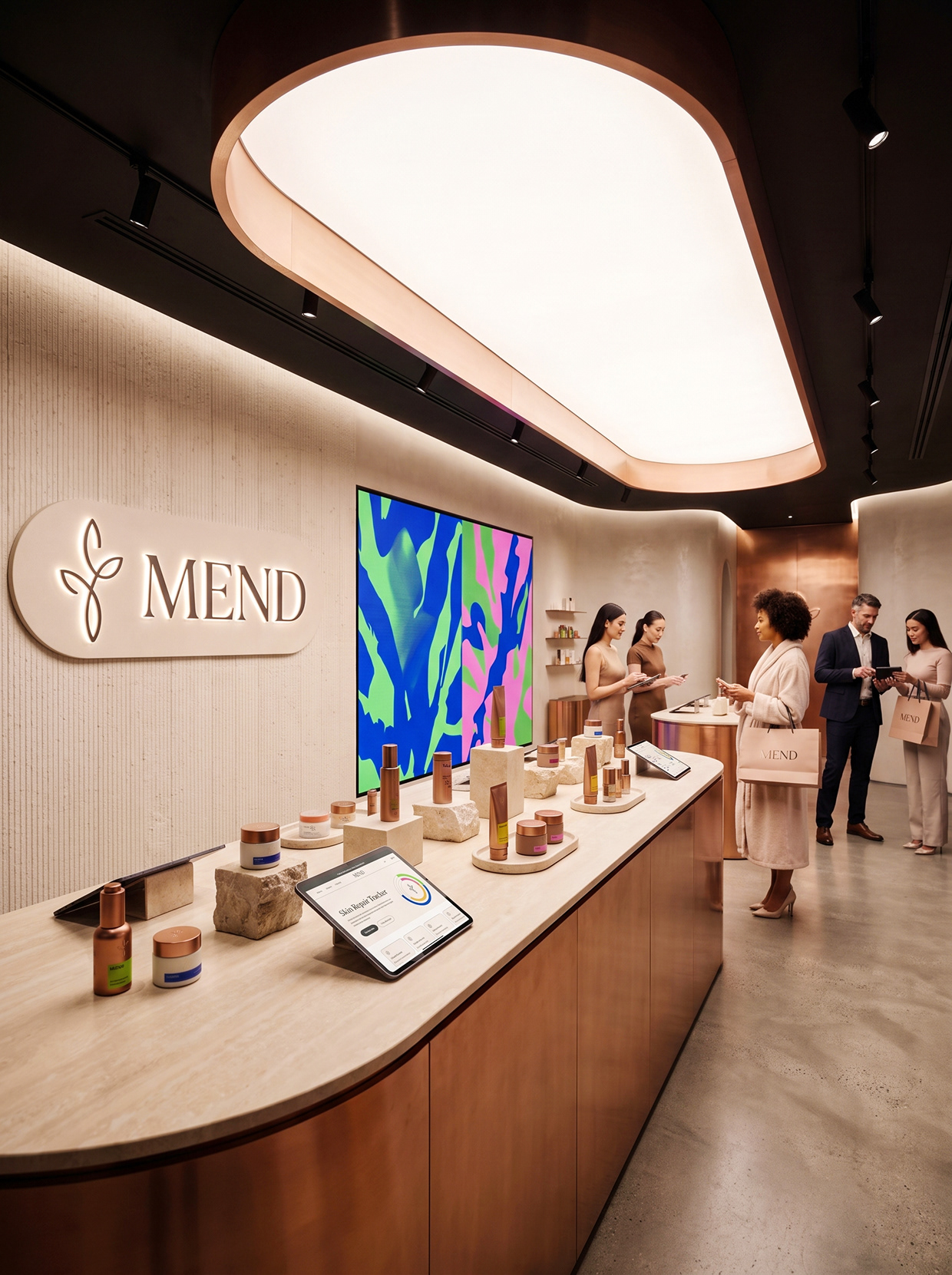 MEND | High-Contrast Botanical Skincare Brand Identity Image 42