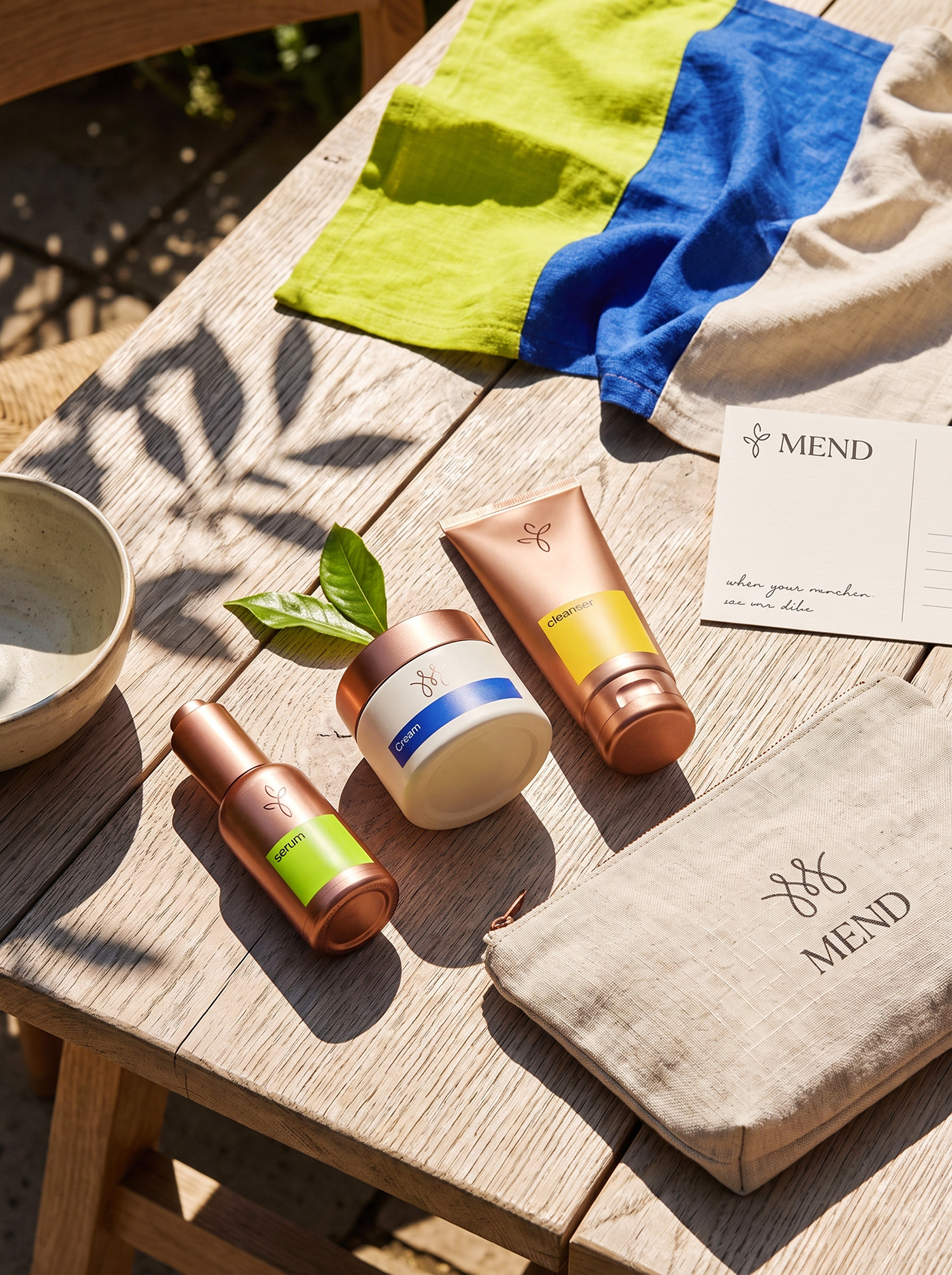 MEND | High-Contrast Botanical Skincare Brand Identity Image 45