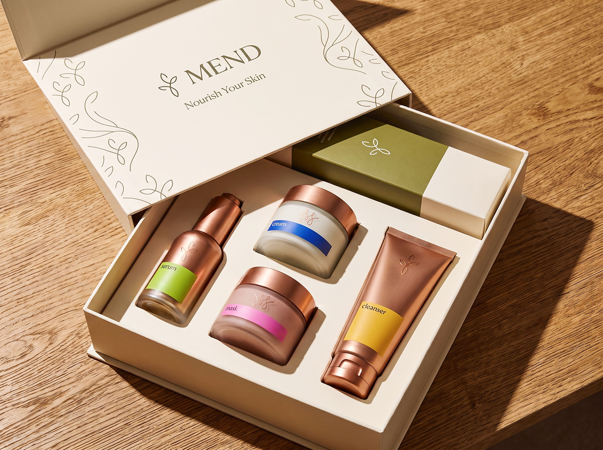 MEND | High-Contrast Botanical Skincare Brand Identity Image 47