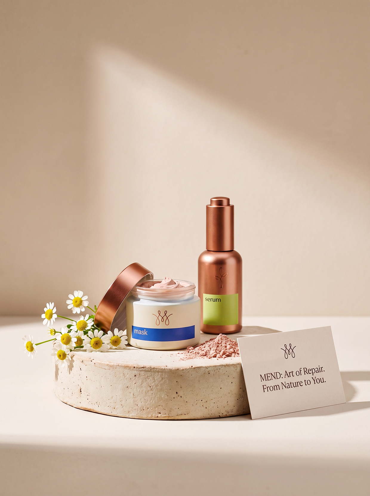 MEND | High-Contrast Botanical Skincare Brand Identity Image 60
