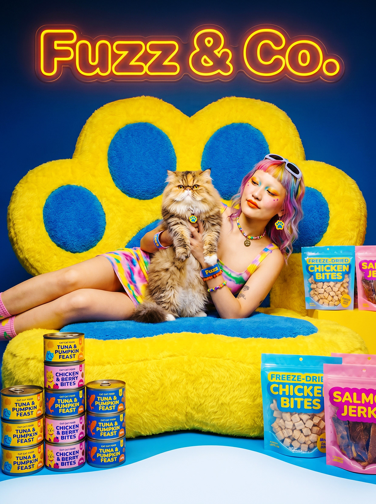 FUZZ & CO. | Vibrant Kidcore Pet Branding by Up-Brands™ Image 1