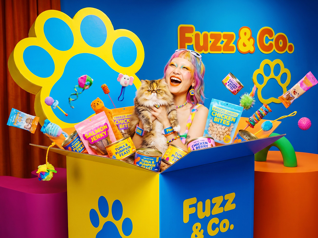 FUZZ & CO. | Vibrant Kidcore Pet Branding by Up-Brands™ Image 3