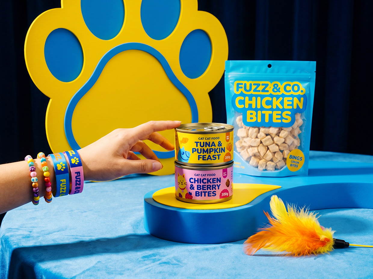 FUZZ & CO. | Vibrant Kidcore Pet Branding by Up-Brands™ Image 8