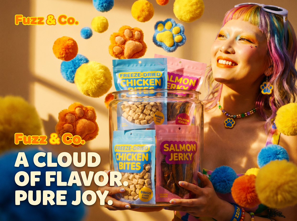 FUZZ & CO. | Vibrant Kidcore Pet Branding by Up-Brands™ Image 49