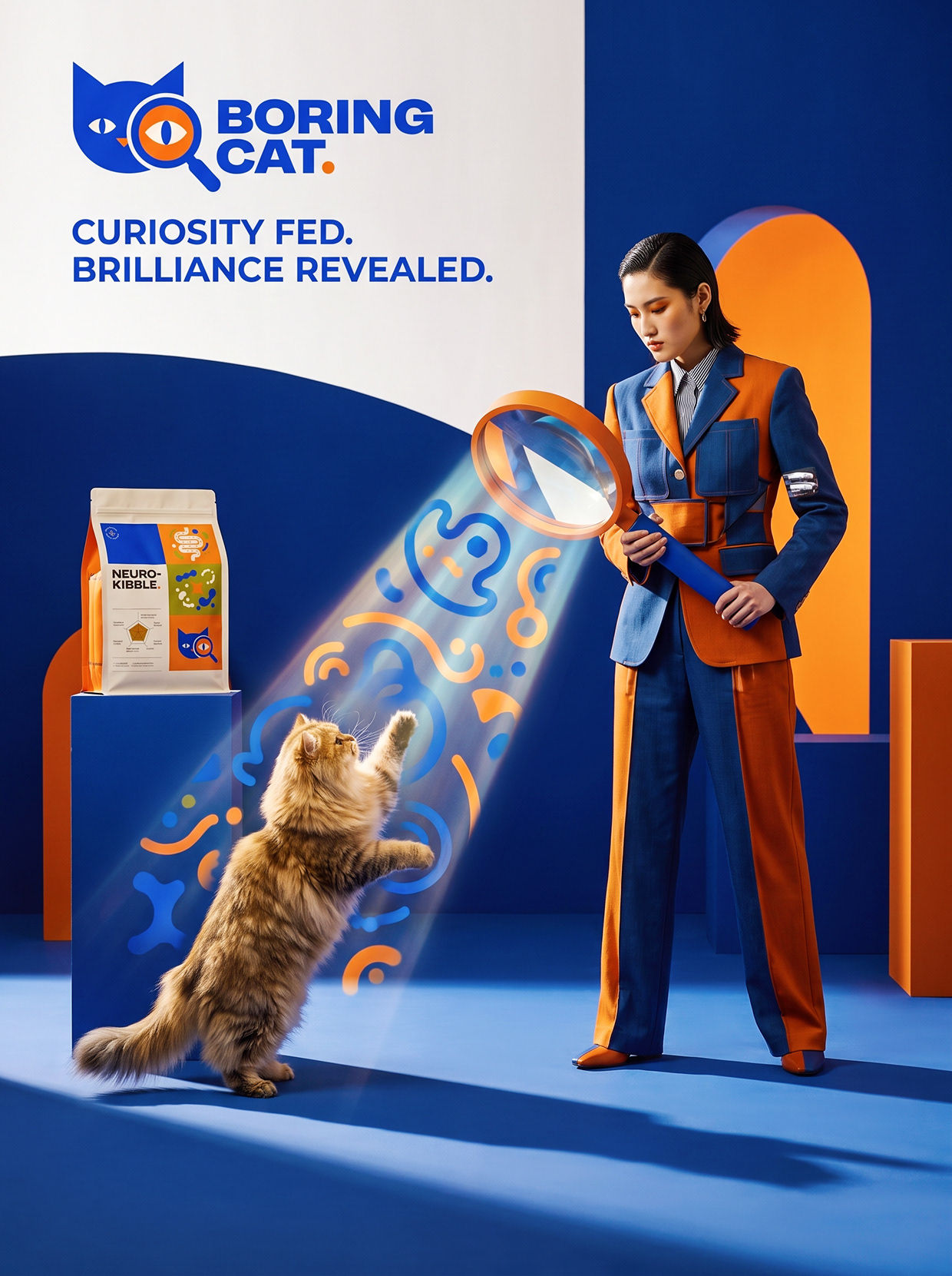 BORING CAT | Luxury Gut-Brain Axis Pet food Identity Image 10
