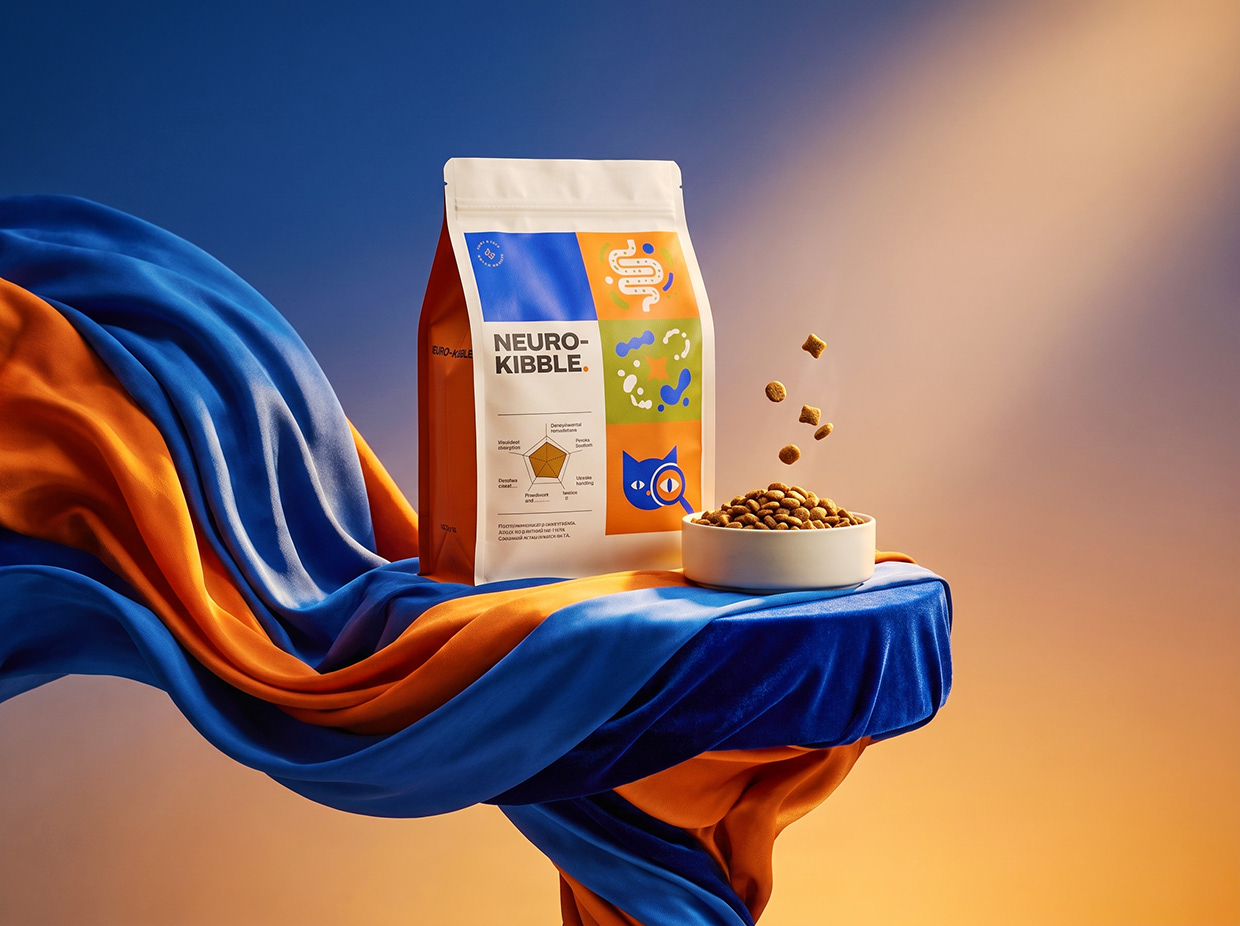 BORING CAT | Luxury Gut-Brain Axis Pet food Identity Image 20
