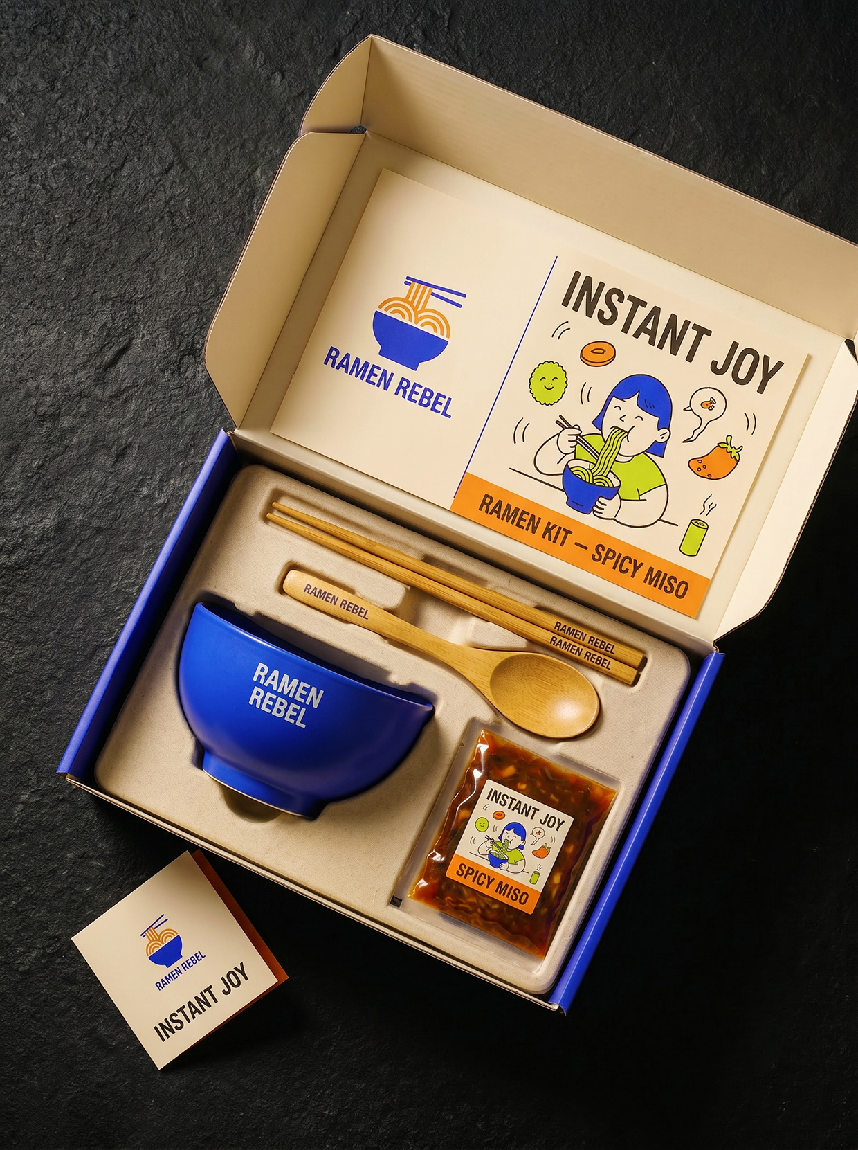 RAMEN REBEL | Dopamine Noodle Identity by Up-Brands™ Image 3