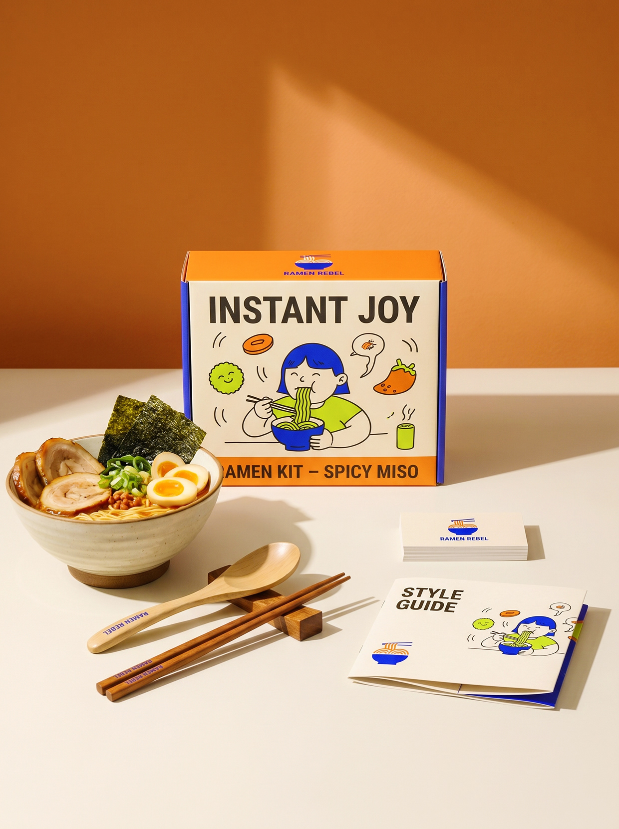 RAMEN REBEL | Dopamine Noodle Identity by Up-Brands™ Image 4