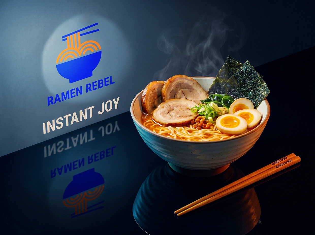 RAMEN REBEL | Dopamine Noodle Identity by Up-Brands™ Image 15