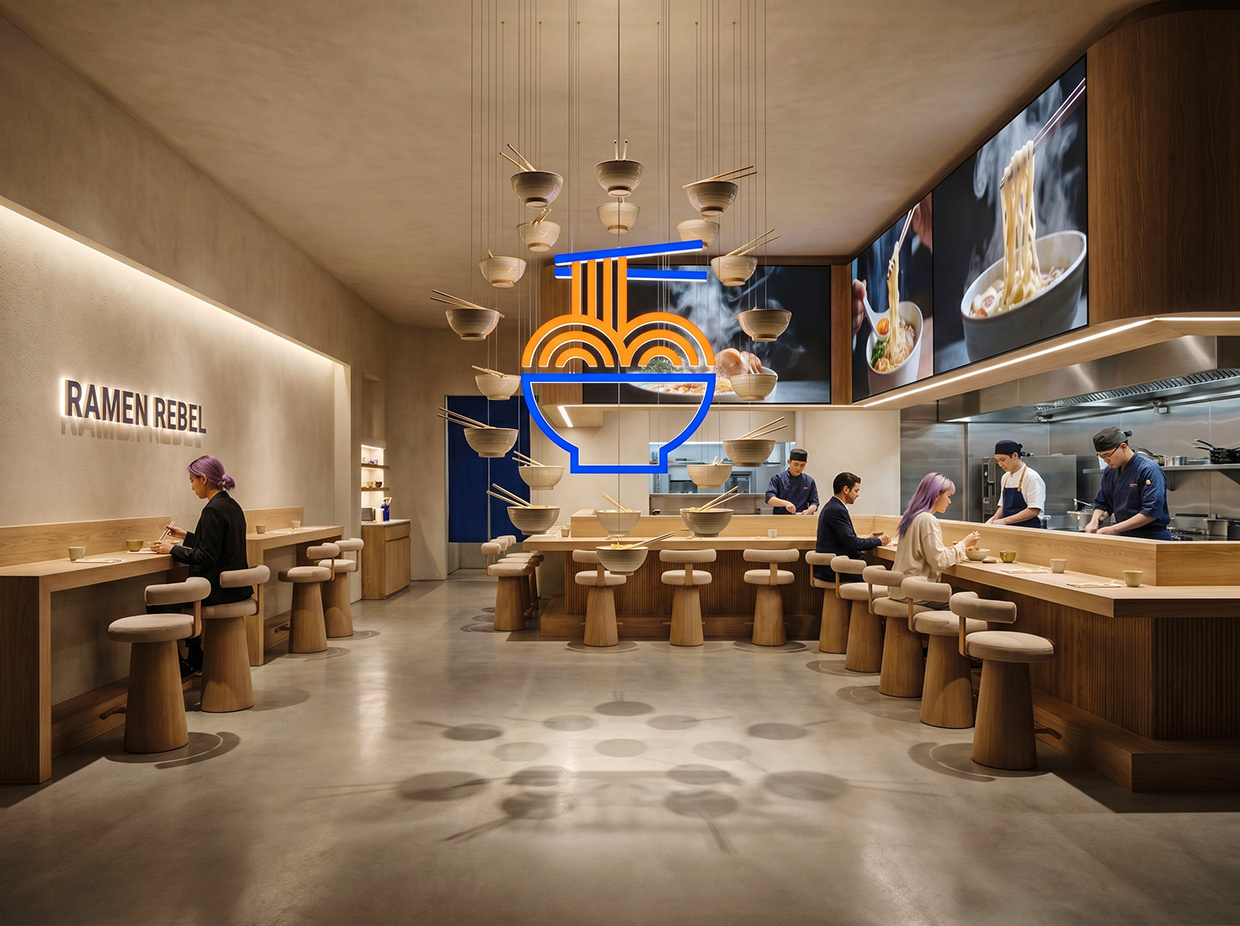 RAMEN REBEL | Dopamine Noodle Identity by Up-Brands™ Image 24