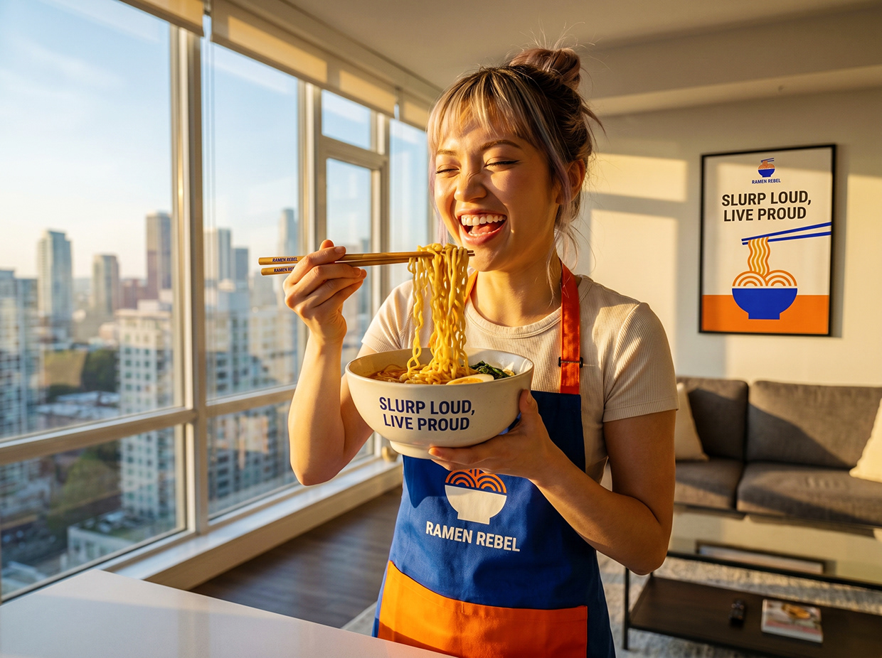 RAMEN REBEL | Dopamine Noodle Identity by Up-Brands™ Image 25