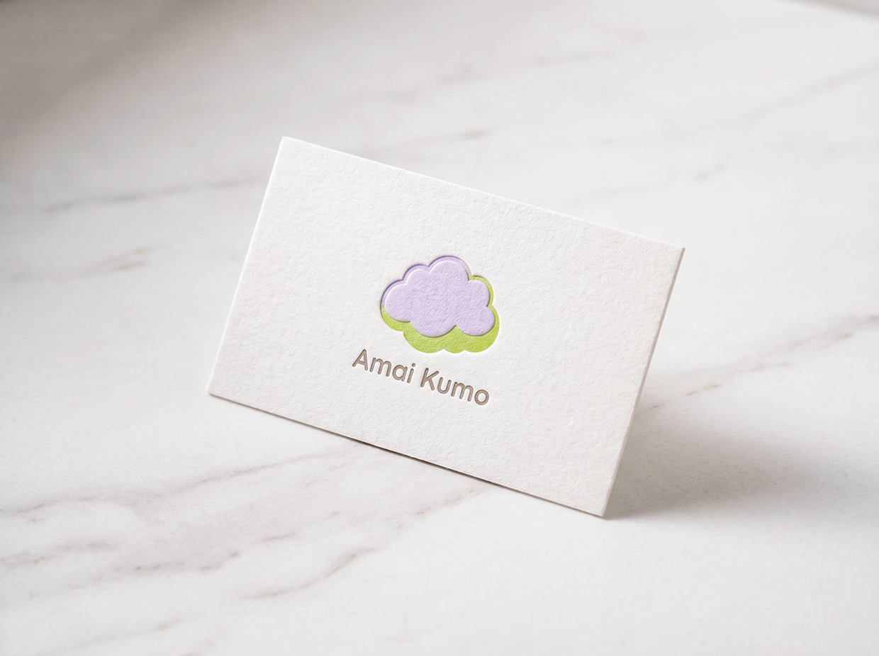 AMAI KUMO | Minimalist Japanese Pâtisserie Branding Image 12