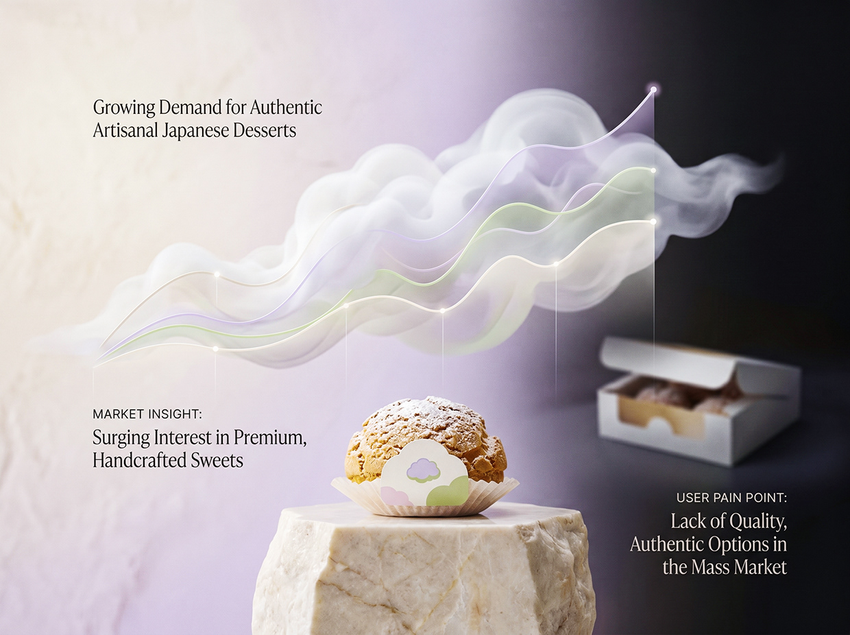 AMAI KUMO | Minimalist Japanese Pâtisserie Branding Image 18