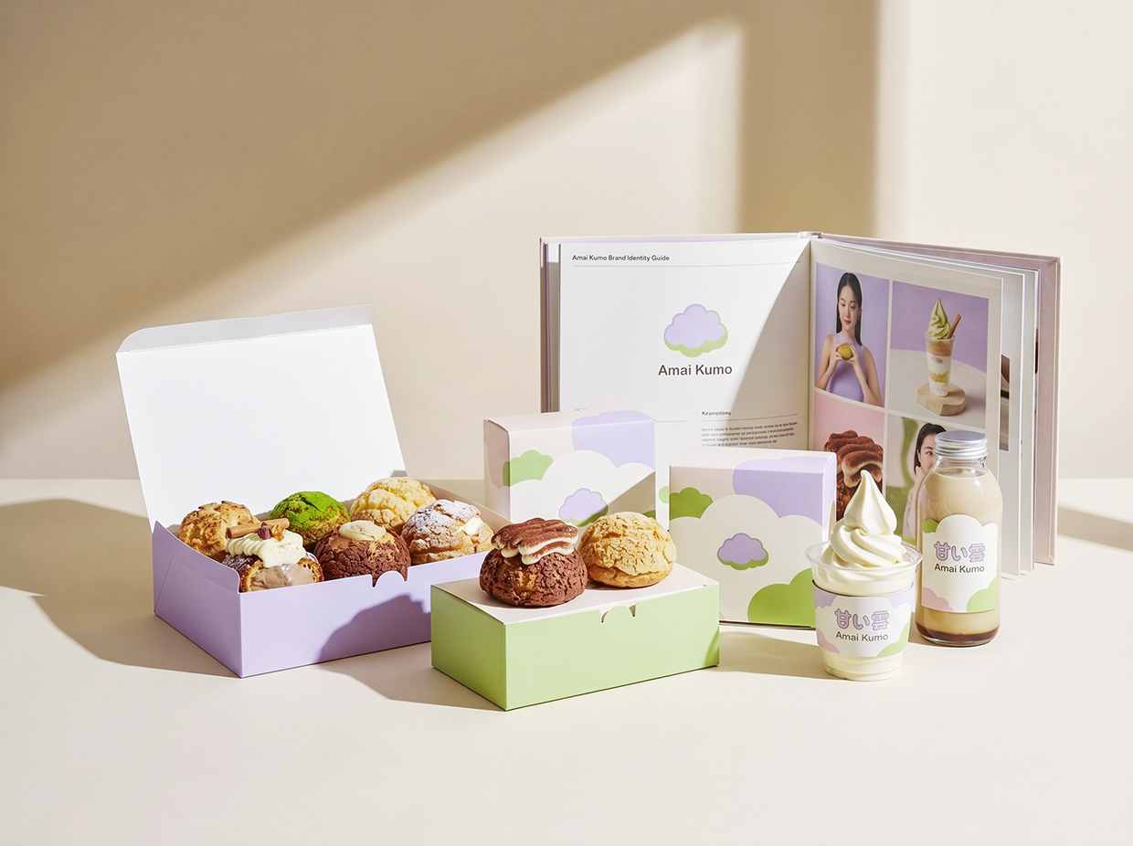 AMAI KUMO | Minimalist Japanese Pâtisserie Branding Image 20