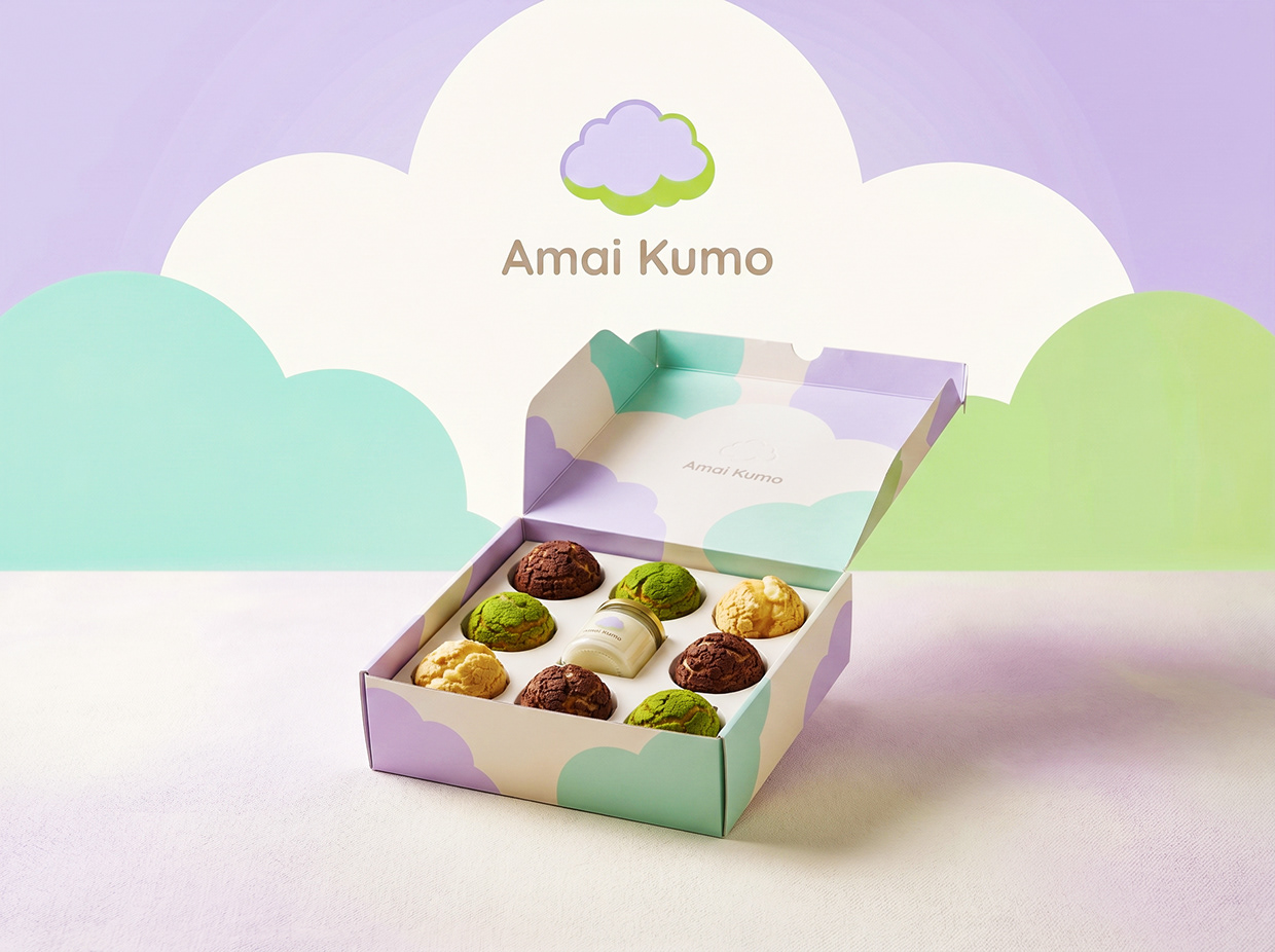 AMAI KUMO | Minimalist Japanese Pâtisserie Branding Image 40