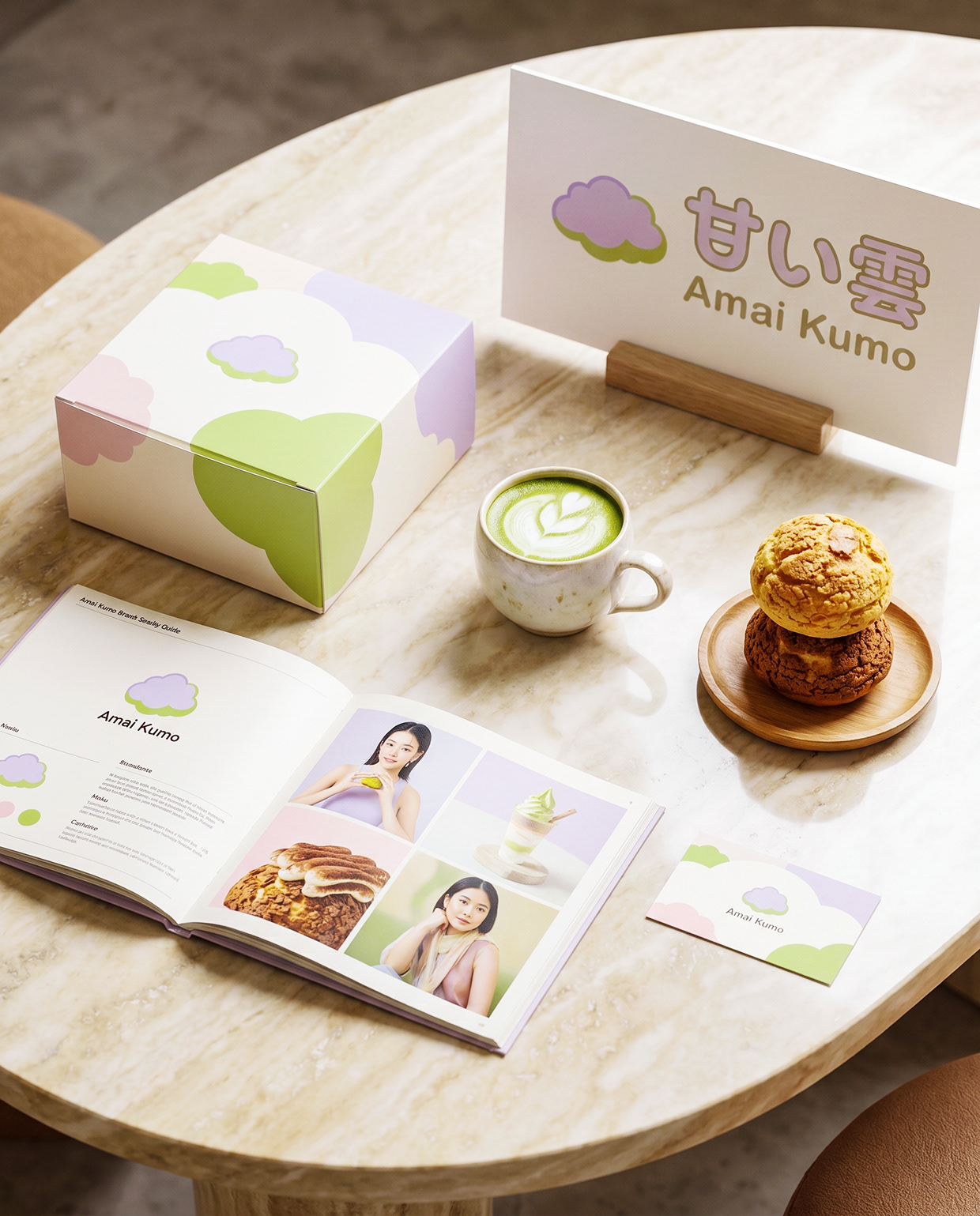 AMAI KUMO | Minimalist Japanese Pâtisserie Branding Image 60