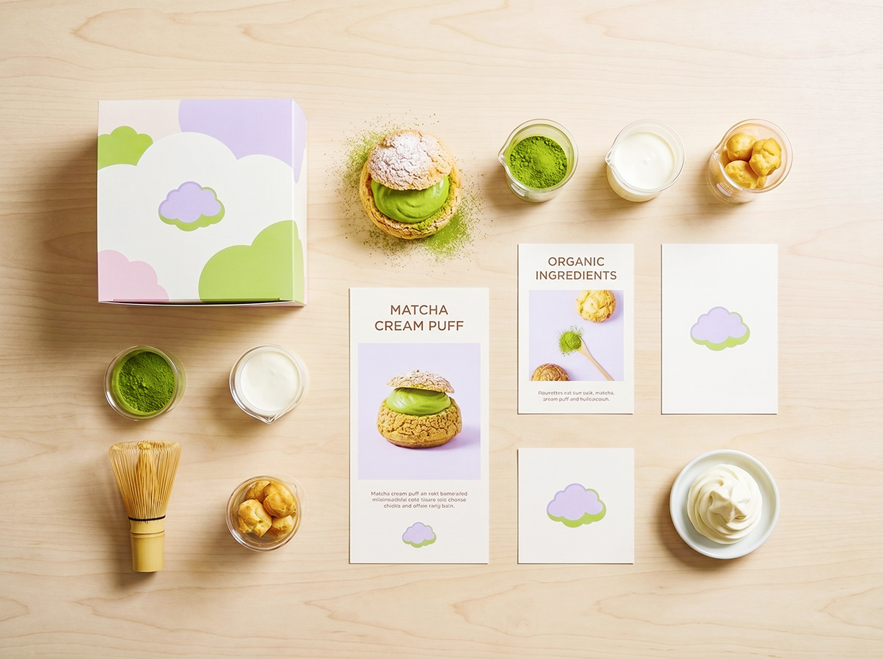 AMAI KUMO | Minimalist Japanese Pâtisserie Branding Image 61
